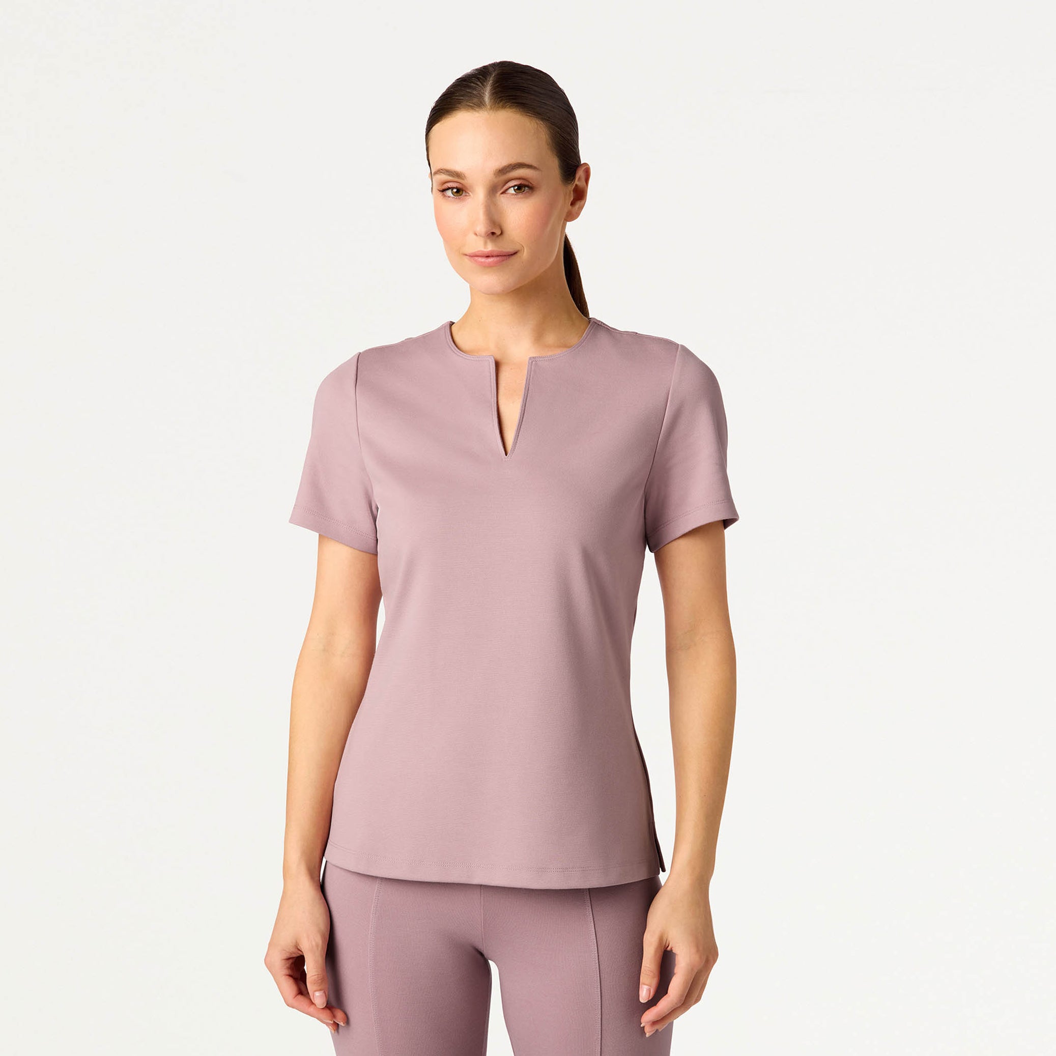 Sloane Slim Scrub Top - Blossom