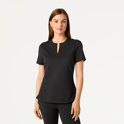 Sloane Slim UltraSOFT™ Scrub Top - Charcoal