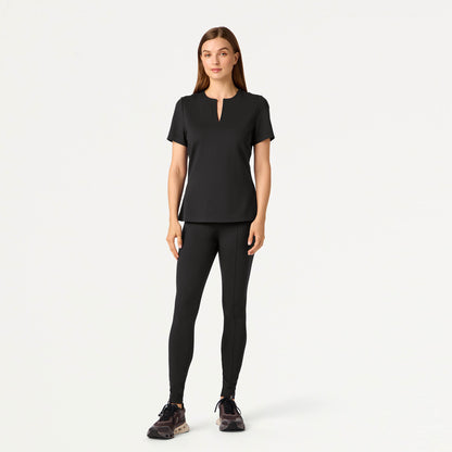 Sloane Slim UltraSOFT™ Scrub Top - Charcoal