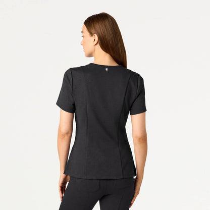 Sloane Slim UltraSOFT™ Scrub Top - Charcoal