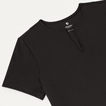 Sloane Slim UltraSOFT™ Scrub Top - Charcoal