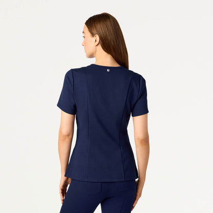 Sloane Slim UltraSOFT™ Scrub Top - Midnight Navy