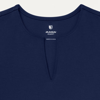 Sloane Slim UltraSOFT™ Scrub Top - Midnight Navy