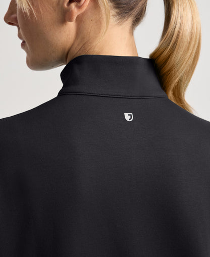 Jaanuu Noam Boxy Scrub Top in Black, product photo 6 of 6
