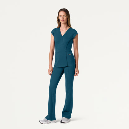 Ivy UltraSOFT Yoga Scrub Pant - Caribbean Blue