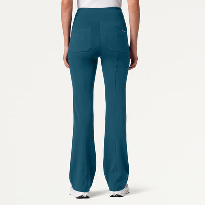 Ivy UltraSOFT Yoga Scrub Pant - Caribbean Blue