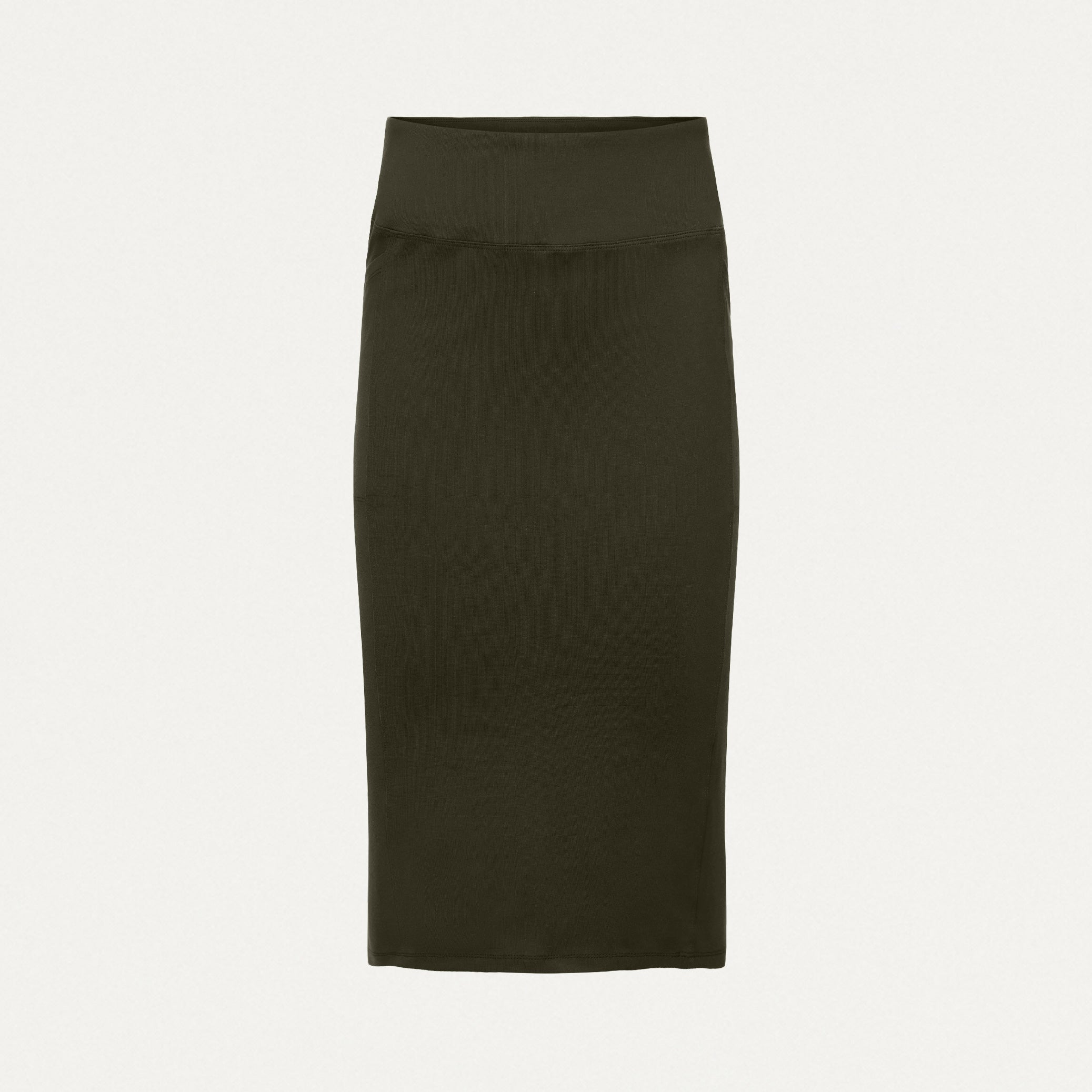 The Scrub Skirt - Deep Olive
