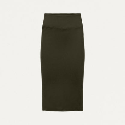 The Scrub Skirt - Deep Olive