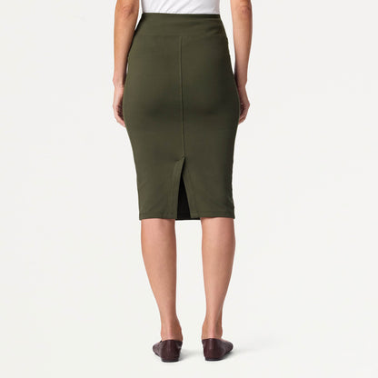 The Scrub Skirt - Deep Olive
