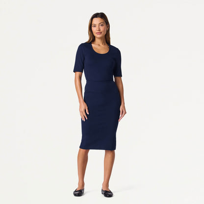 The Scrub Skirt - Midnight Navy