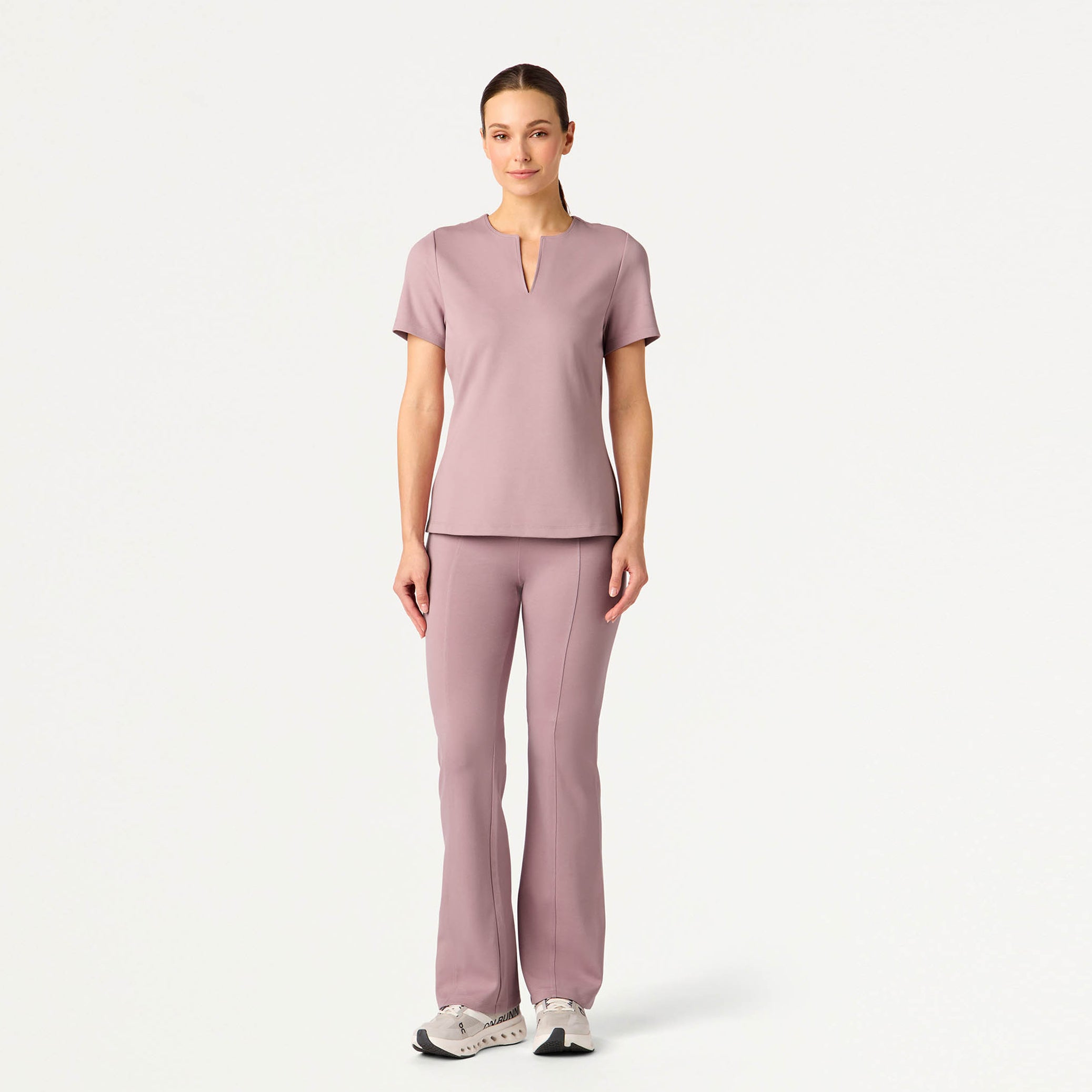 Ivy UltraSOFT™ Yoga Scrub Pant - Blossom
