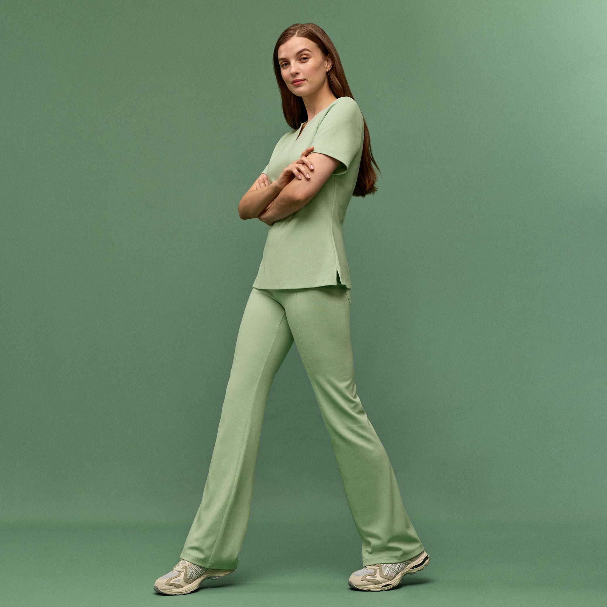 Ivy Yoga Scrub Pant - Mint