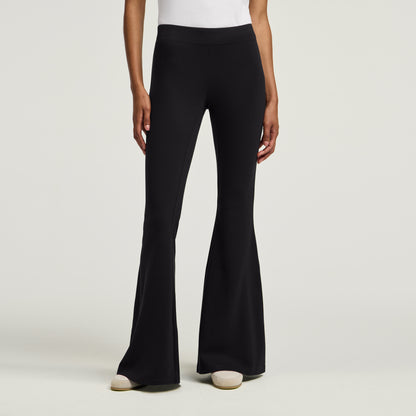 Nyla Super-Flare Scrub Pant - Black