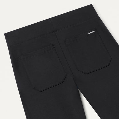 Nyla Super-Flare Scrub Pant - Black