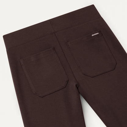 Nyla Super-Flare Scrub Pant - Espresso