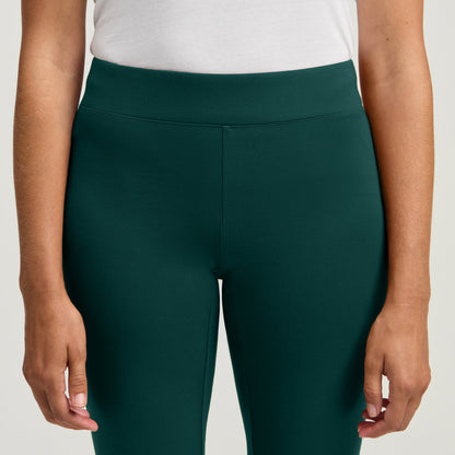 Nyla Super-Flare Scrub Pant - Midnight Green