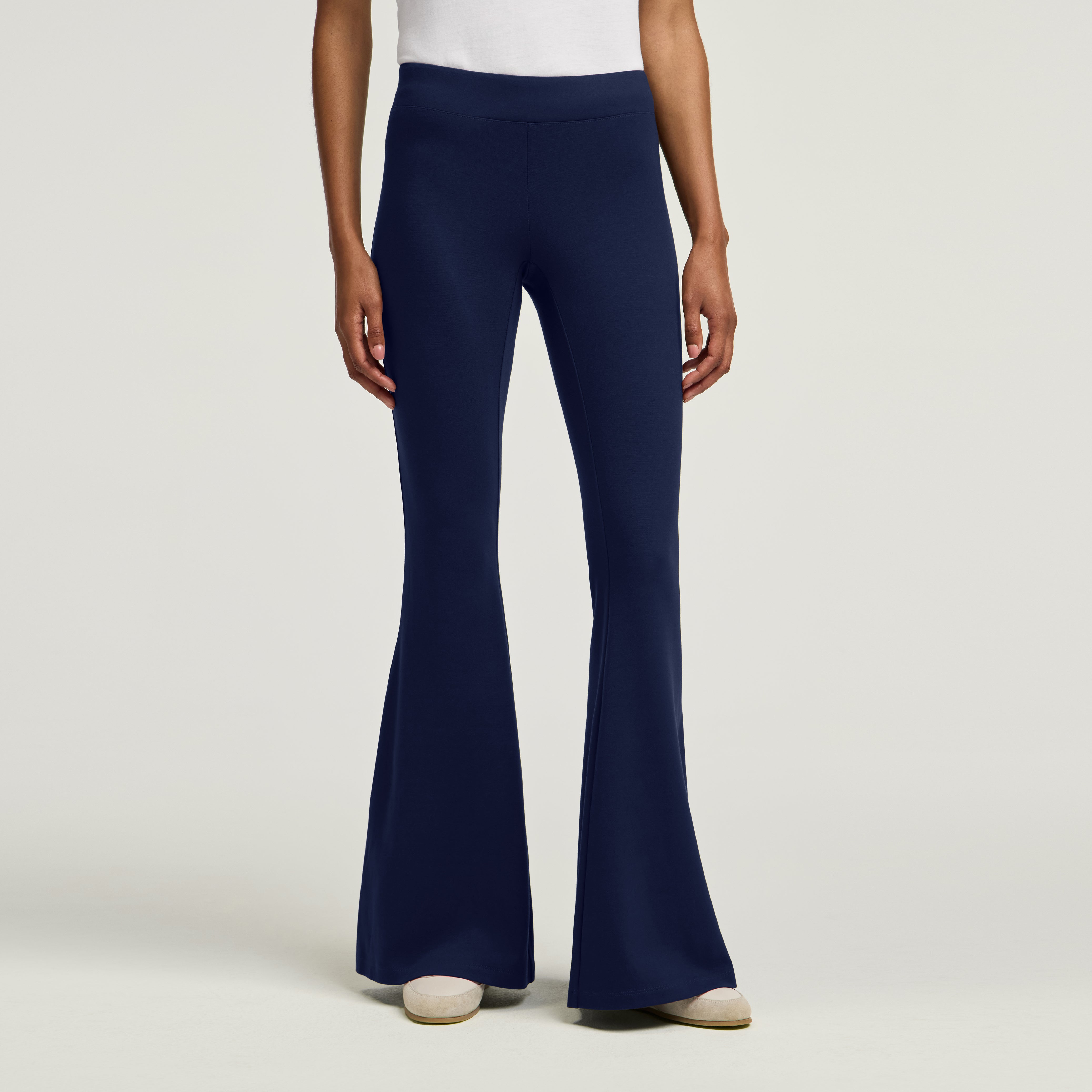 Nyla Super-Flare Scrub Pant - Midnight Navy