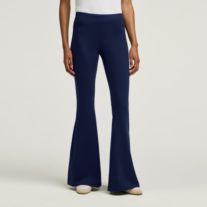 Nyla Super-Flare Scrub Pant - Midnight Navy