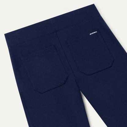 Nyla Super-Flare Scrub Pant - Midnight Navy