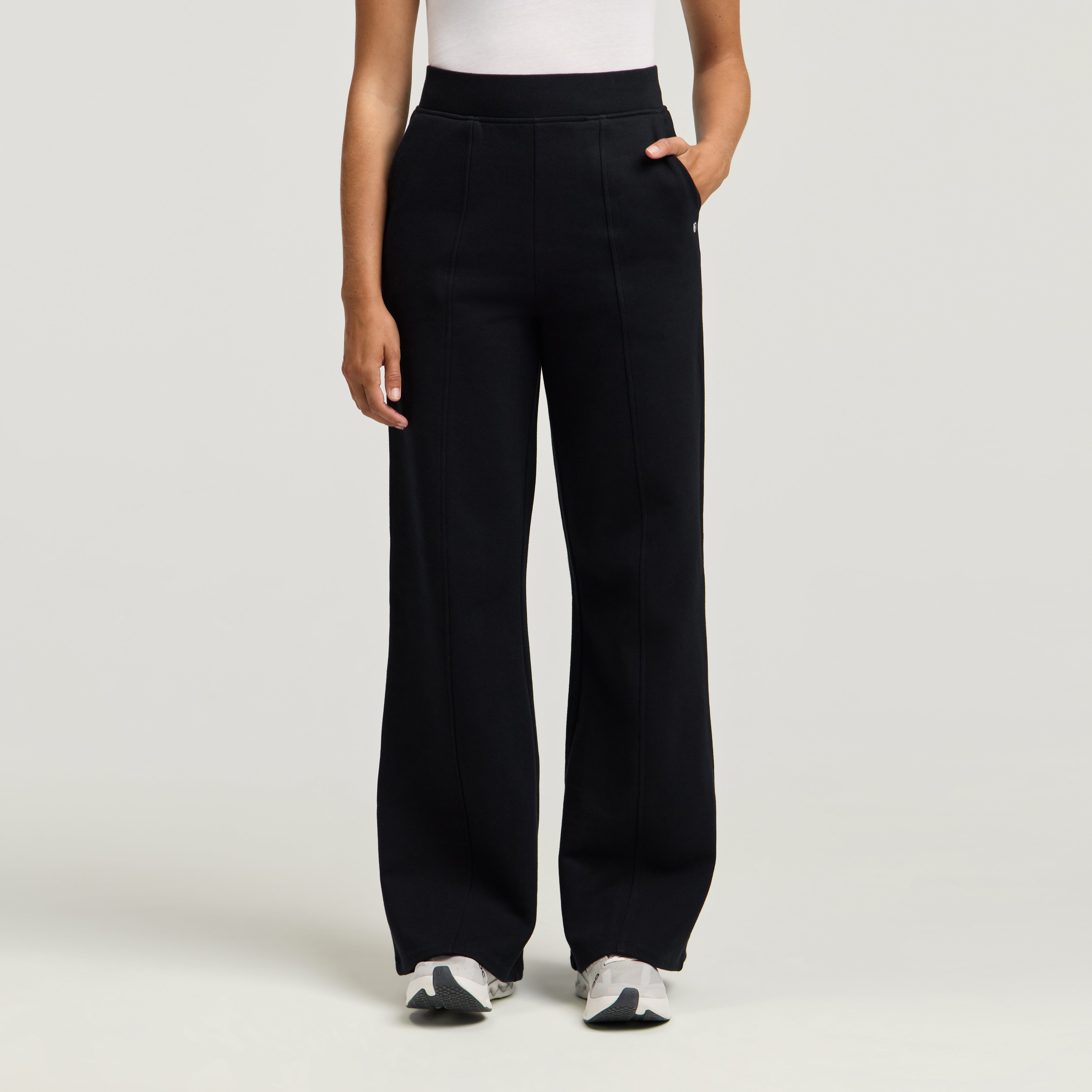After-Hours Wide Leg Sweatpant - Black