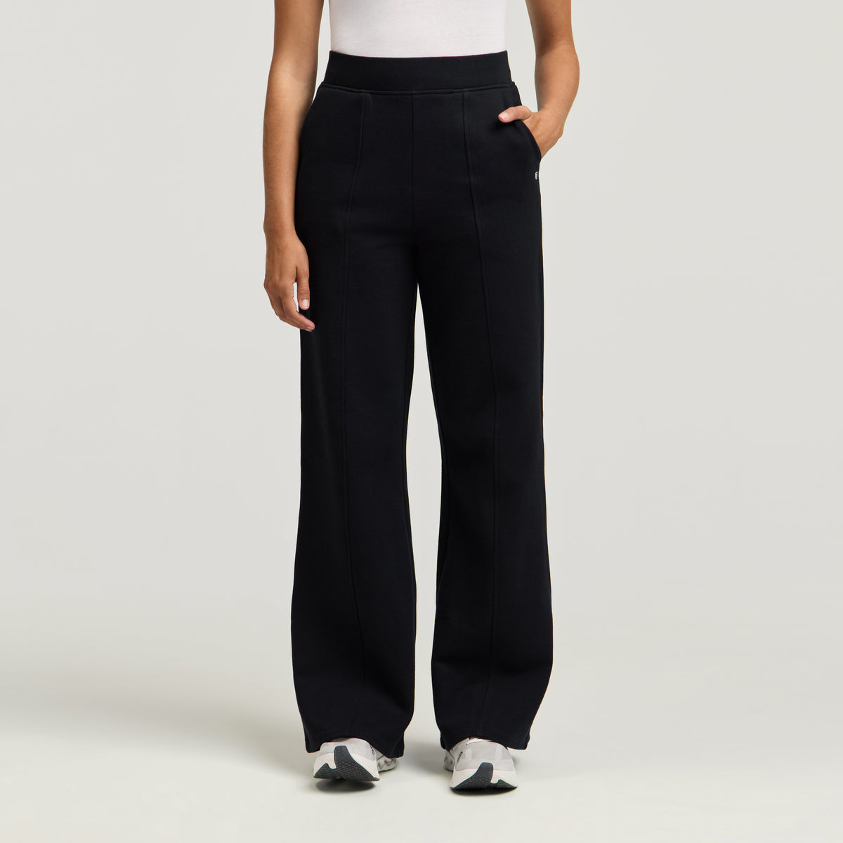 After-Hours Wide Leg Sweatpant - Black
