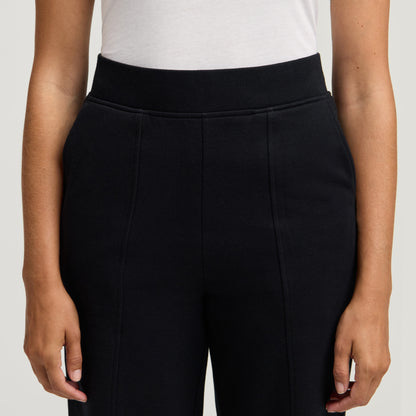 After-Hours Wide Leg Sweatpant - Black