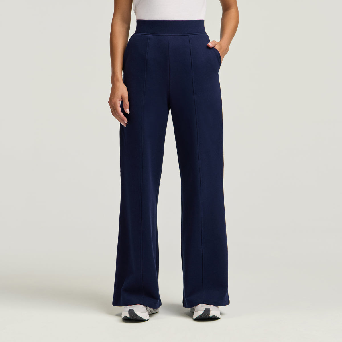 After-Hours Wide Leg Sweatpant - Midnight Navy