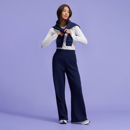 After-Hours Wide Leg Sweatpant - Midnight Navy