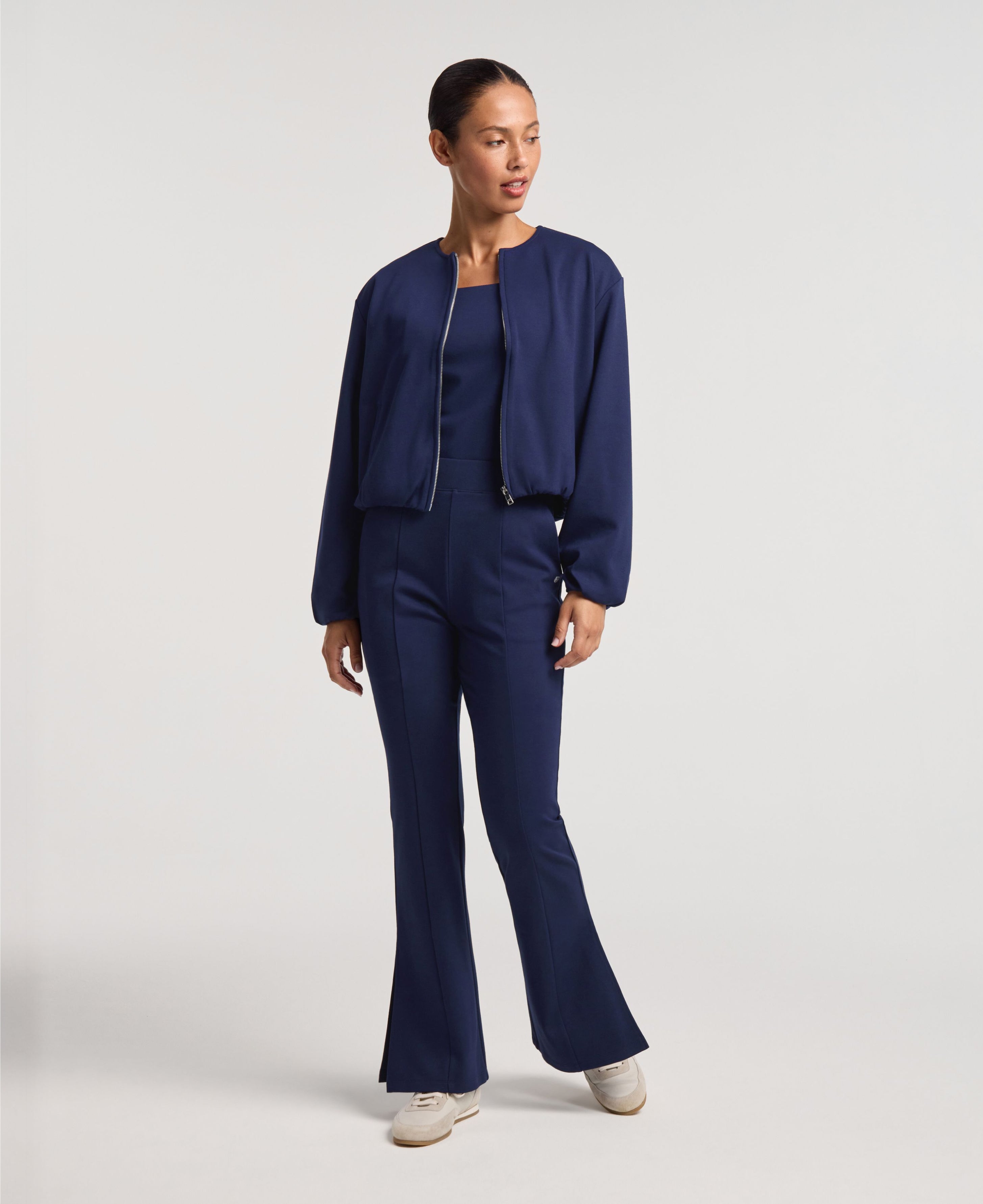 Evyn Blouson Scrub Jacket - Midnight Navy