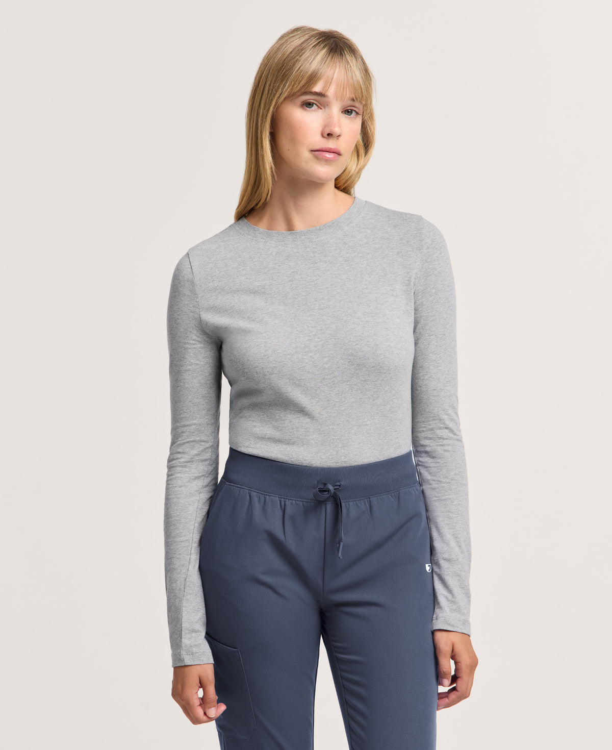 Jaanuu Regenˣ Cotton Underscrub in Heather Gray, product photo 1 of 6