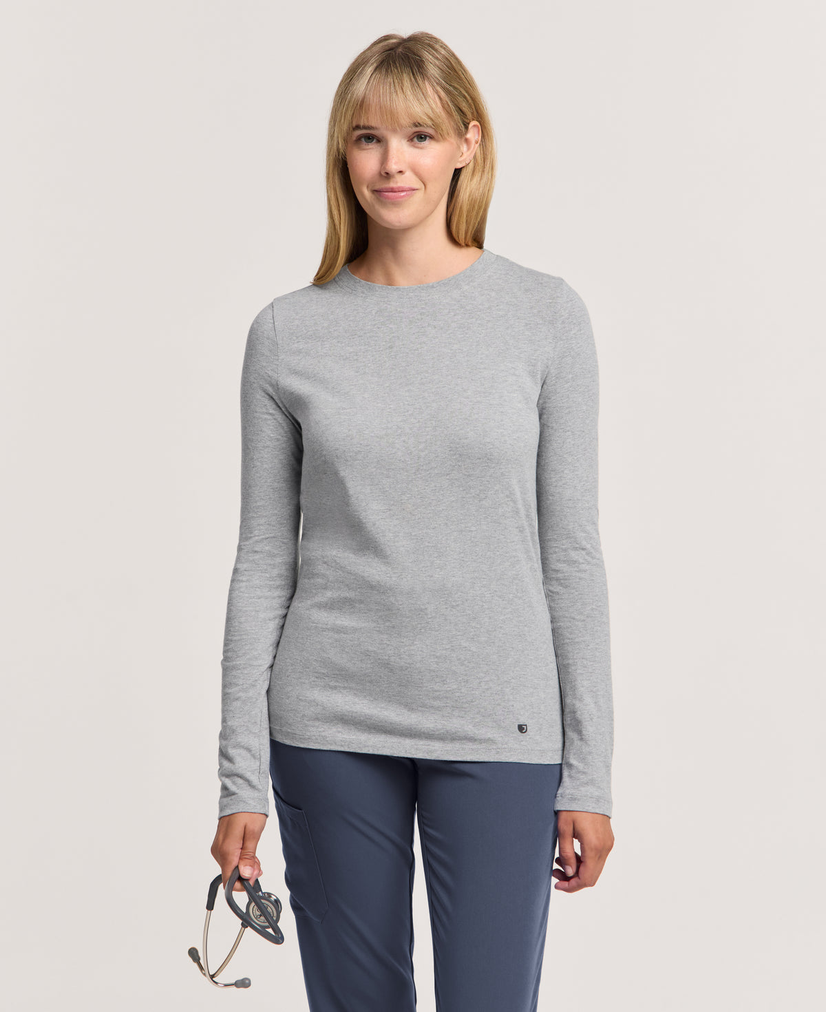 Jaanuu Regenˣ Cotton Underscrub in Heather Gray, product photo 4 of 6