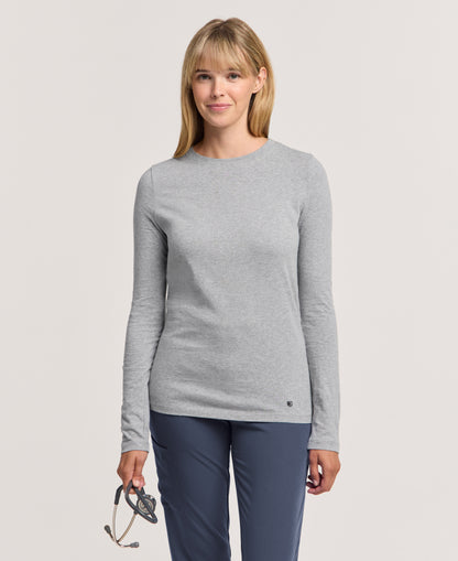 Jaanuu Regenˣ Cotton Underscrub in Heather Gray, product photo 4 of 6