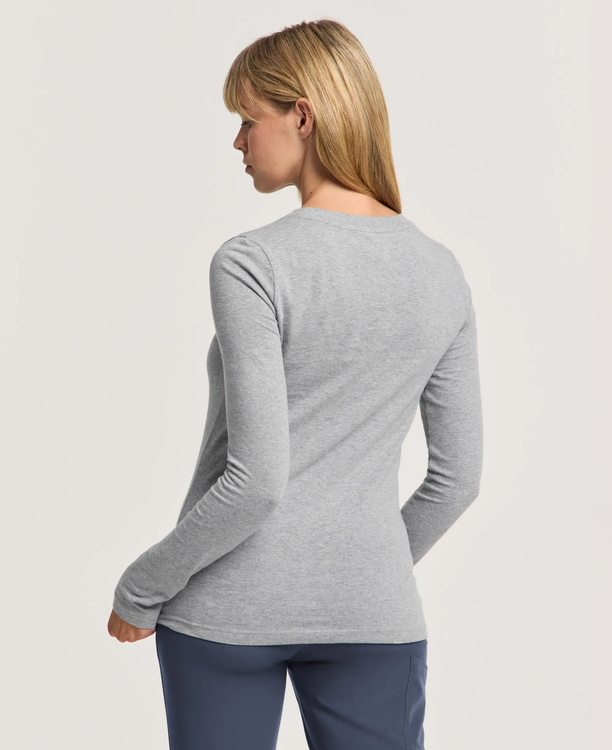 Jaanuu Regenˣ Cotton Underscrub in Heather Gray, product photo 5 of 6