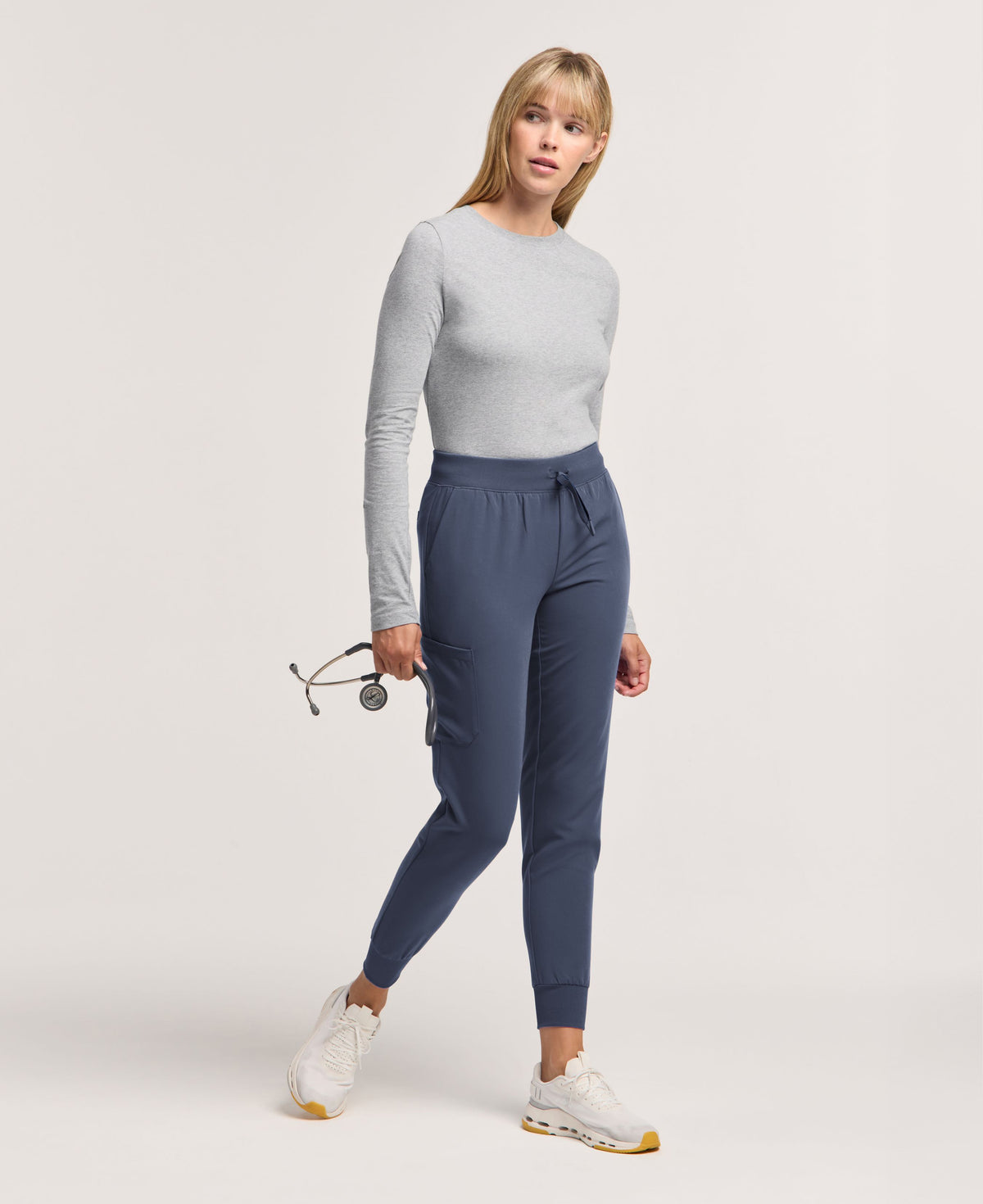 Jaanuu Regenˣ Cotton Underscrub in Heather Gray, product photo 6 of 6