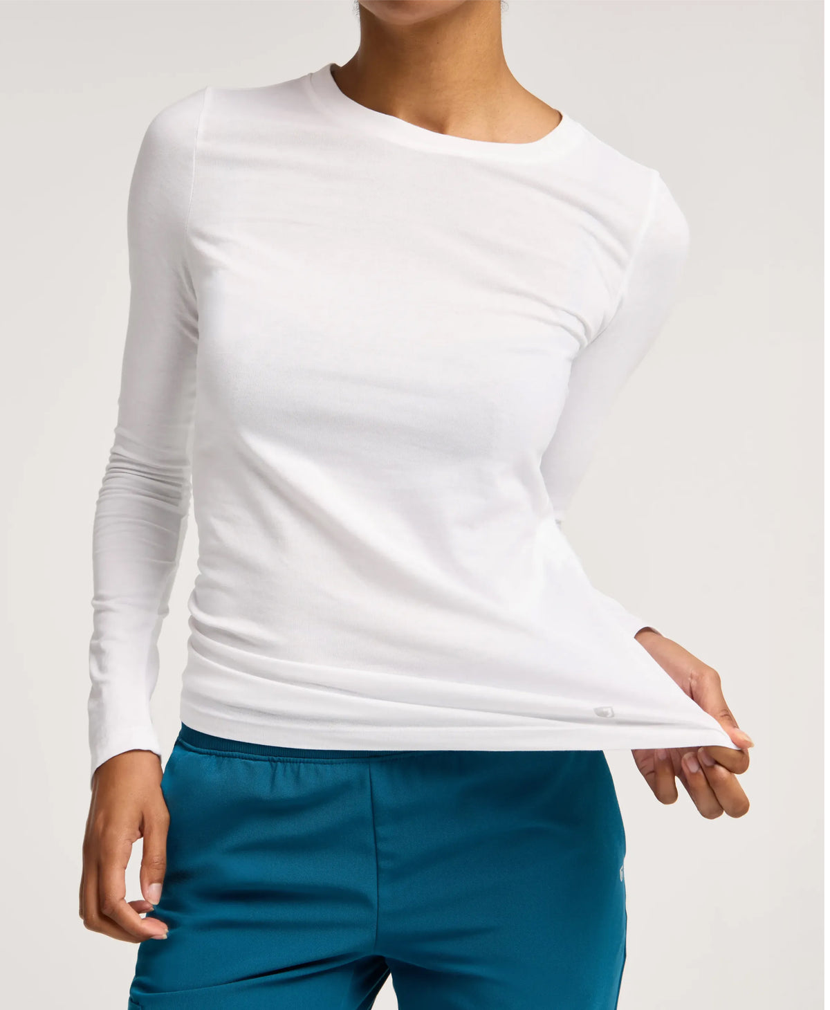 Jaanuu Regenˣ Cotton Underscrub in White, product photo 1 of 6