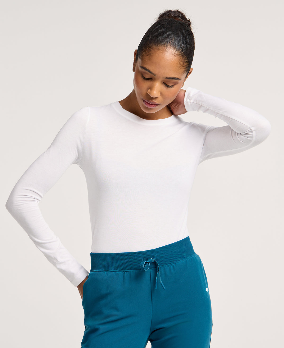 Jaanuu Regenˣ Cotton Underscrub in White, product photo 2 of 6
