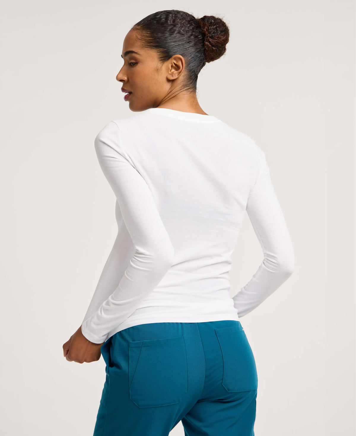 Jaanuu Regenˣ Cotton Underscrub in White, product photo 3 of 6