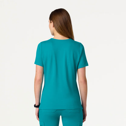Cesi Slim UltraSOFT Scrub Top - Teal