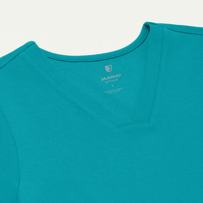 Cesi Slim UltraSOFT Scrub Top - Teal