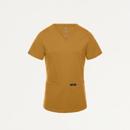 Cesi Slim UltraSOFT Scrub Top - Cider