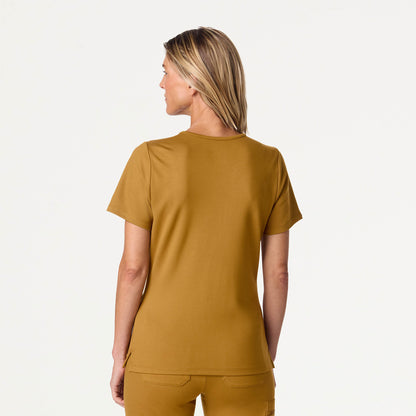 Cesi Slim UltraSOFT Scrub Top - Cider