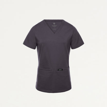 Cesi Slim UltraSOFT™ Scrub Top - Harbor Gray