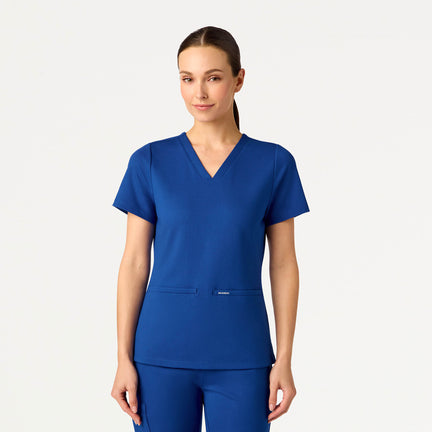 Cesi Slim Scrub Top - Galaxy