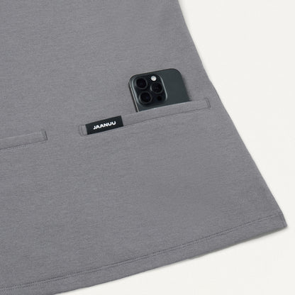 Cesi Slim UltraSOFT™ Scrub Top - Graphite