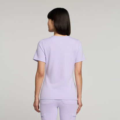 Cesi Slim UltraSOFT™ Scrub Top - Lavender