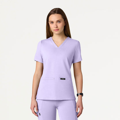 Cesi Slim UltraSOFT Scrub Top - Lavender