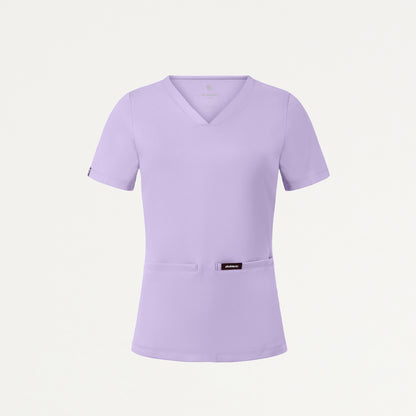 Cesi Slim UltraSOFT Scrub Top - Lavender