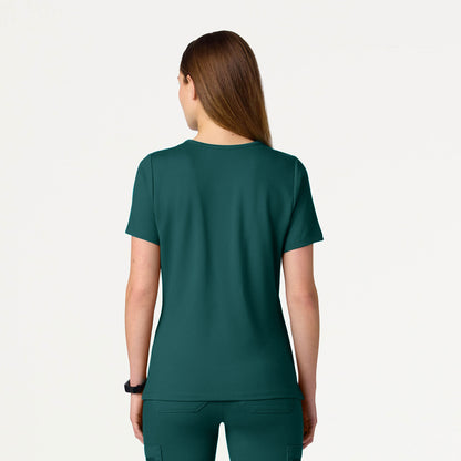 Cesi Slim UltraSOFT Scrub Top - Midnight Green