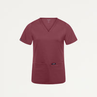 Cesi Slim ULTRAsoft Scrub Top - Storm Blue