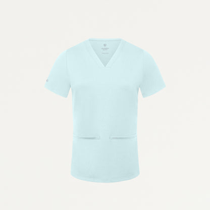 Cesi Slim UltraSOFT™ Scrub Top - Sky Blue